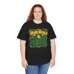 Daffodils – Unisex T-Shirt – Bloom with Bright Energy - Image 9