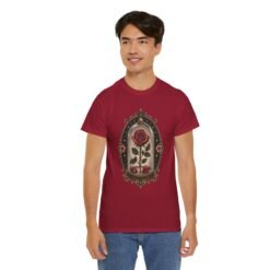 Enchanted Rose - Unisex T-Shirt – Timeless Beauty, Captured in Glass - Image 13