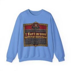 Alternative view of I Fart in Your General Direction – Unisex Sweatshirt – Medieval Insults Done Properly