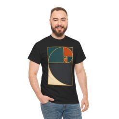 Golden Ratio Spiral – Unisex T-Shirt – Where Mathematics Meets Art - Image 4