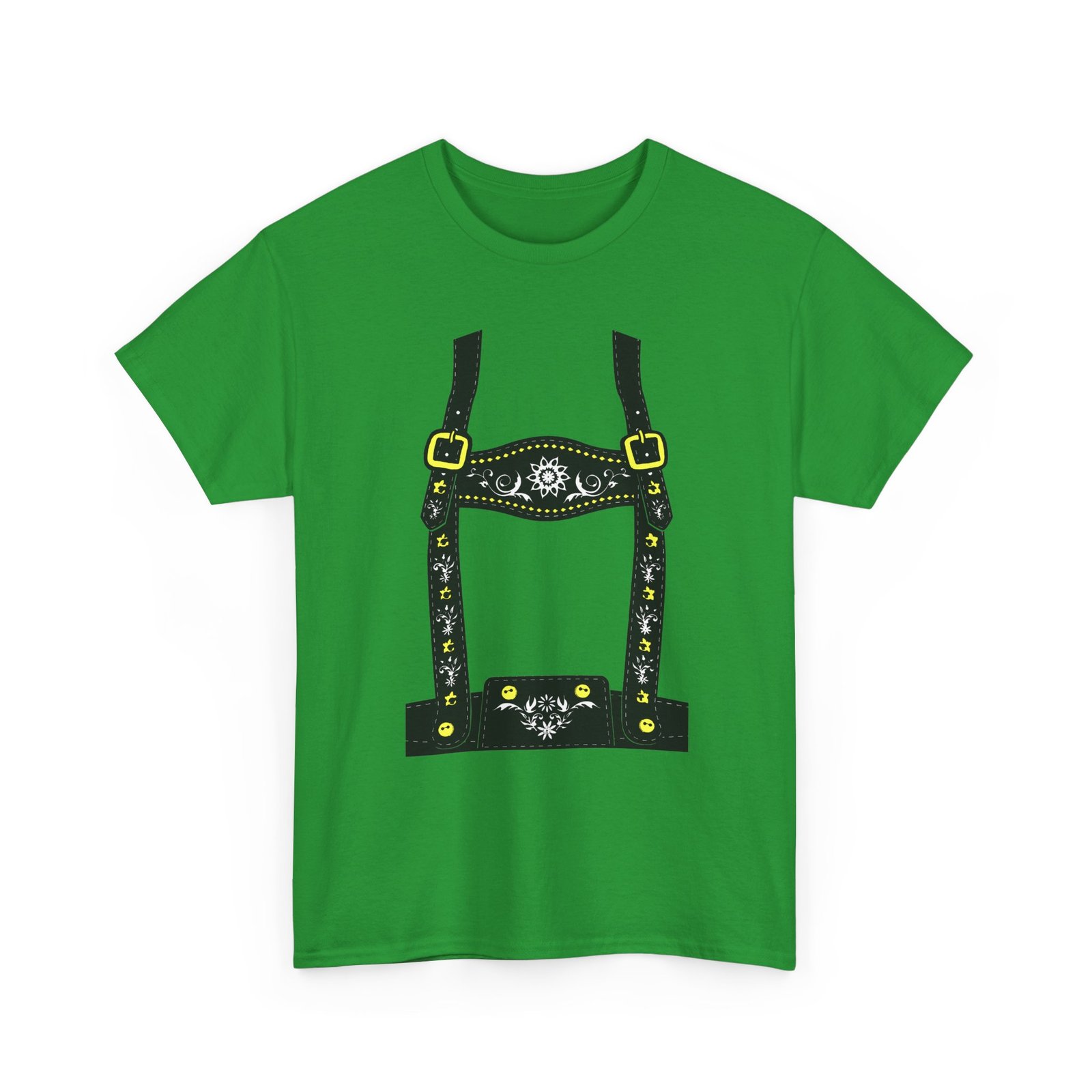 Lederhosen Costume - Unisex T-Shirt – Funny Oktoberfest Bavarian-Inspired Costume - Image 17