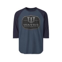 Wayne Enterprises – Unisex 3/4 Sleeve Raglan T-Shirt – Gotham Employee Edition - Image 5
