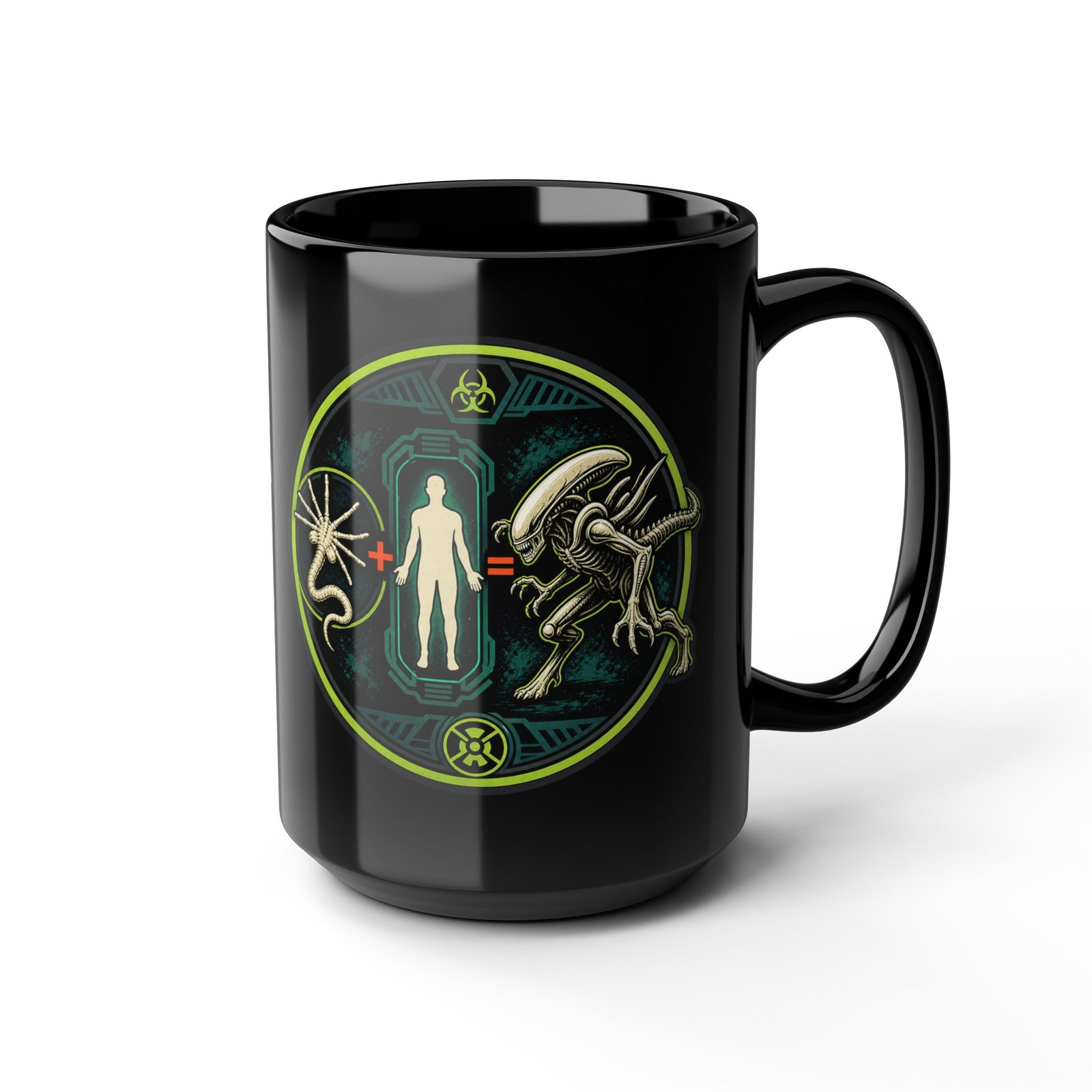 Alien Math - Black Mug – Fuel Up with Xenomorph Logic - Image 8