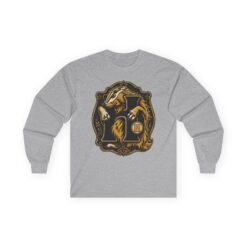 House of Badger – Ultra Cotton Unisex Long Sleeve T-Shirt – Wizarding School Pride - Image 4