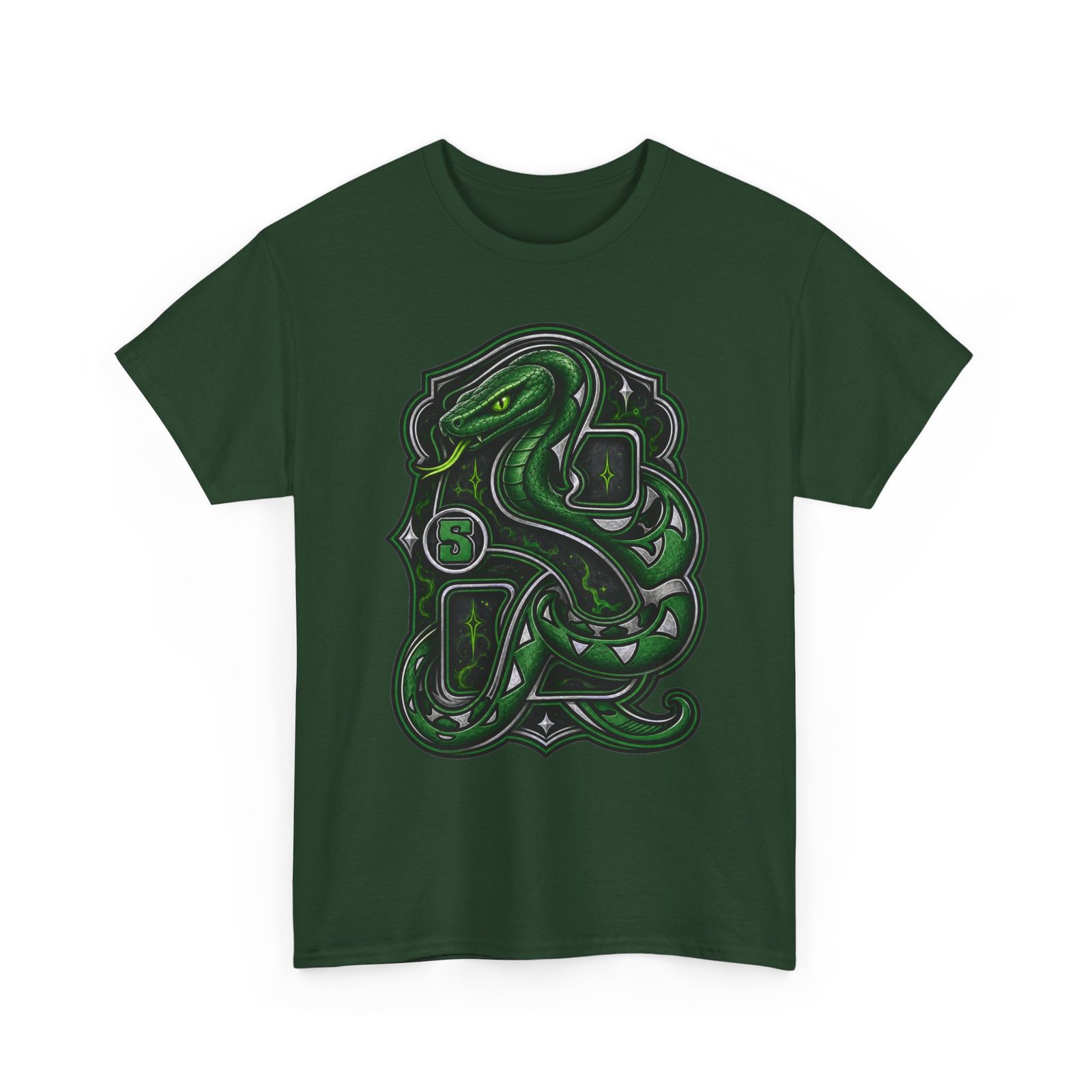 House of Snake – Unisex T-Shirt – Wizarding School Ambition Has a Plan - Image 19