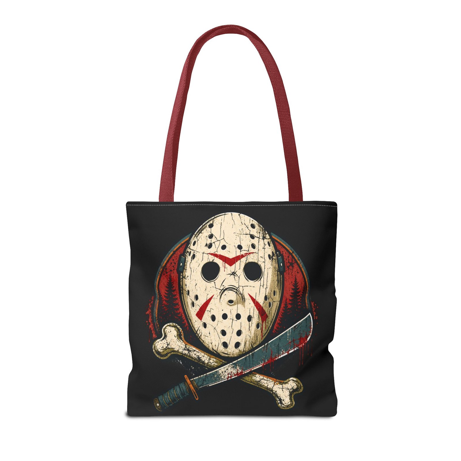 Jason Voorhees Jolly Roger - Tote Bag – Friday the 13th Horror - Image 18