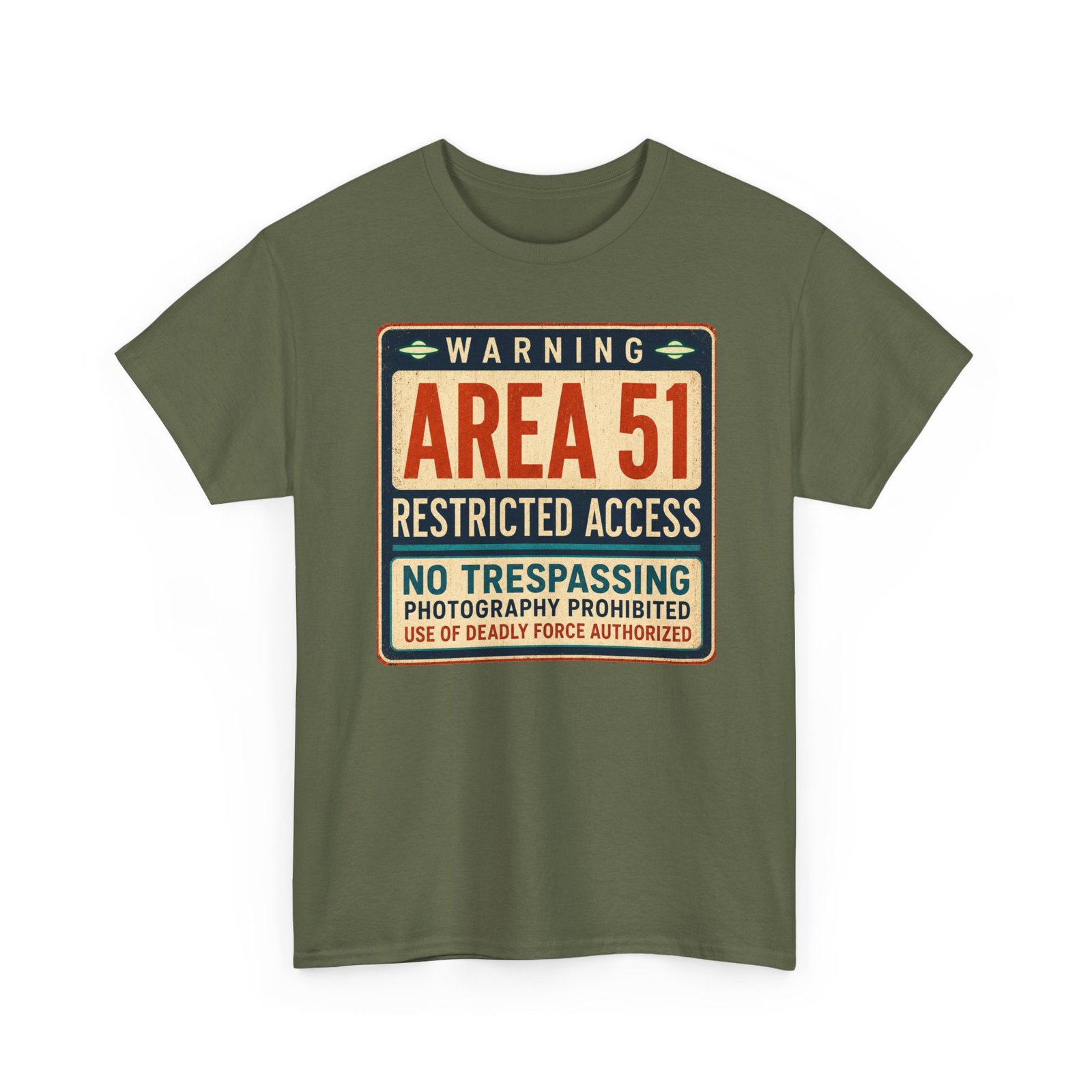 Area 51 Restricted Access - Unisex T-Shirt – Keep Out - Image 14
