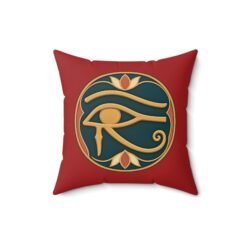 Eye of Horus - Faux Suede Pillow – Ancient Egyptian Symbol Home Décor - Image 6