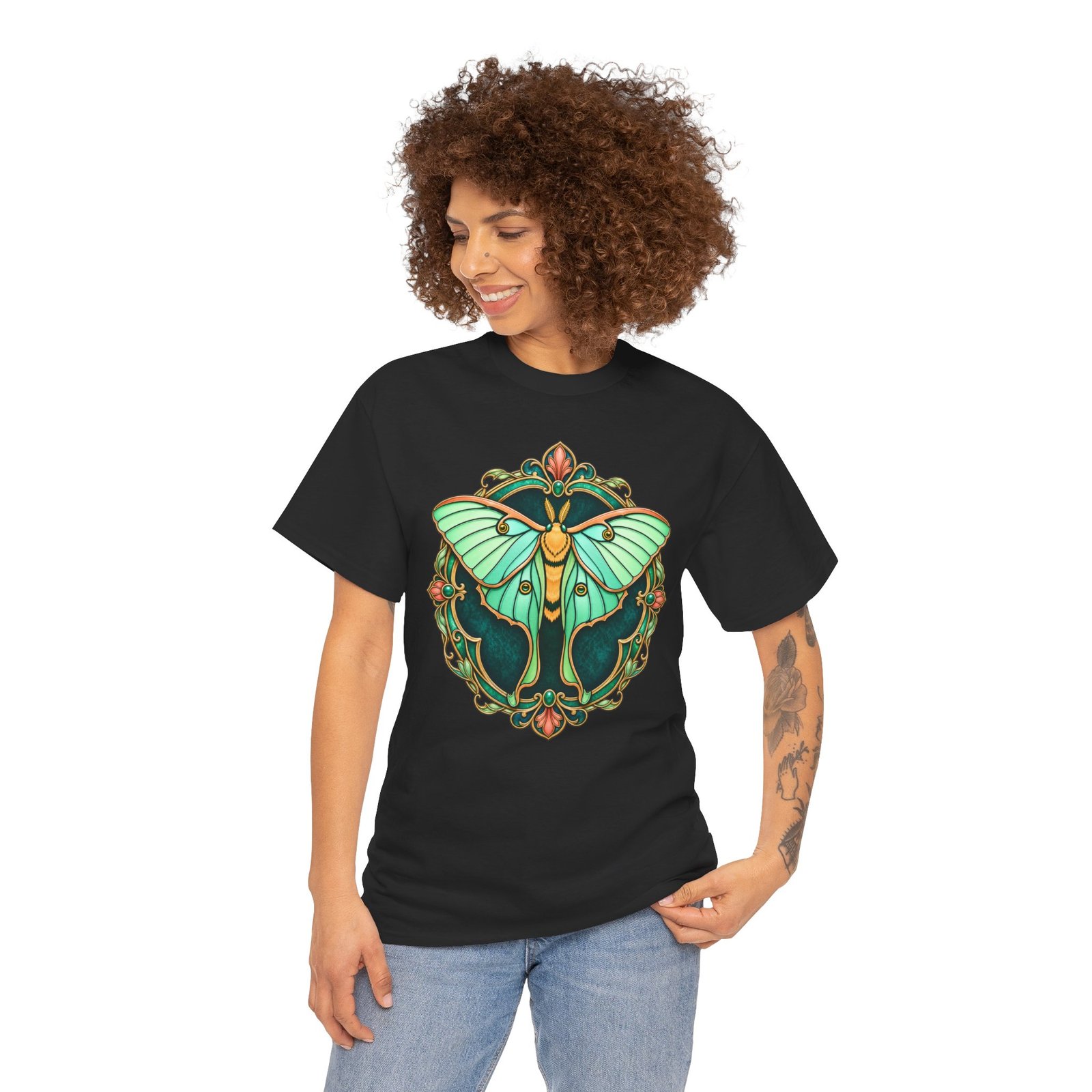 Luna Moth - Unisex T-Shirt – Beauty After Dark - Image 6