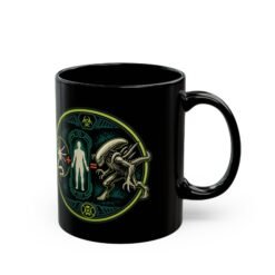 Alien Math - Black Mug – Fuel Up with Xenomorph Logic - Image 3
