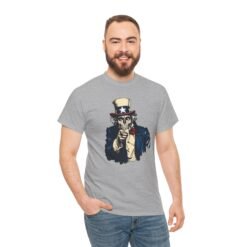 Zombie Uncle Sam - Unisex T-Shirt – He Wants Your Brains! - Image 3