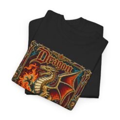 Dragon Enthusiast - Unisex T-Shirt – Vintage Vibes, Legendary Style - Image 3