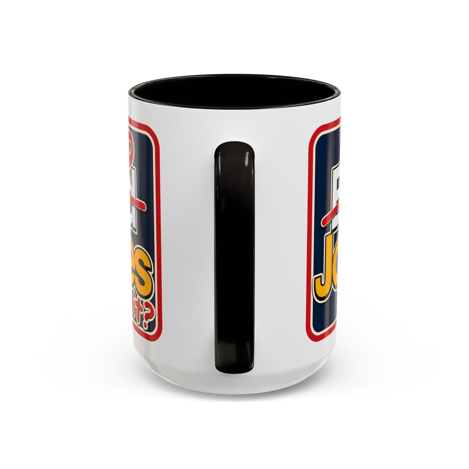 Dad Jokes – Color Accent Mug – Get It? You Will. - Image 13