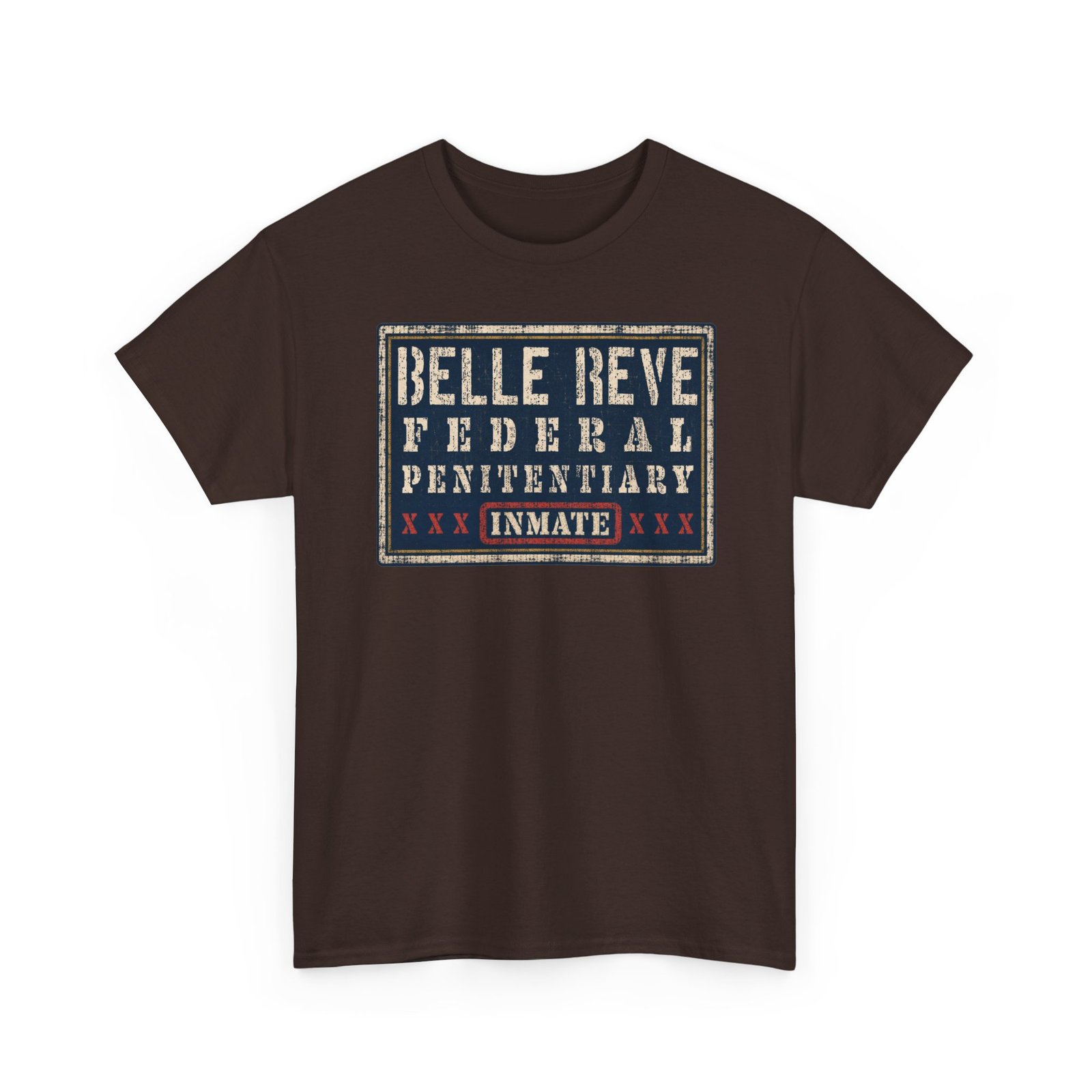 Belle Reve Federal Penitentiary Inmate – Unisex T-Shirt – Villainous Vibes - Image 20
