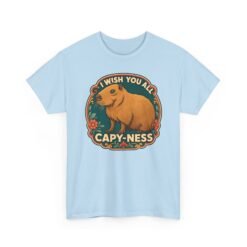 I Wish You All Capy-ness – Unisex T-Shirt – Maximum Chill, Maximum Cute - Image 23
