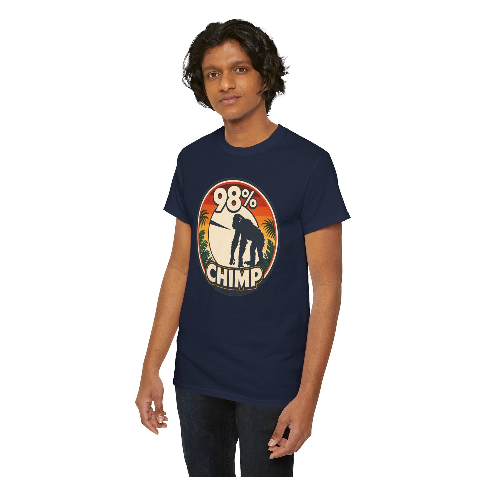 98% Chimp – Unisex T-Shirt – Embrace Your Inner Primate - Image 5