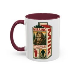 Missing Bigfoot – Color Accent 11oz or 15oz Mug – Have You Seen This Sasquatch? - Image 6