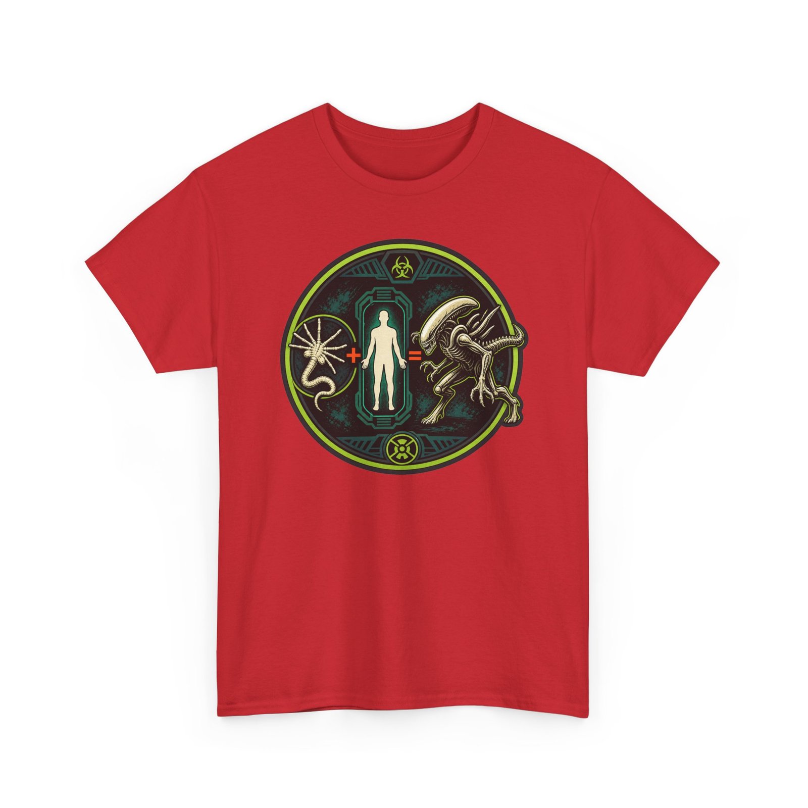 Alien Math – Unisex T-Shirt – Facehugger + Human = Xenomorph - Image 20