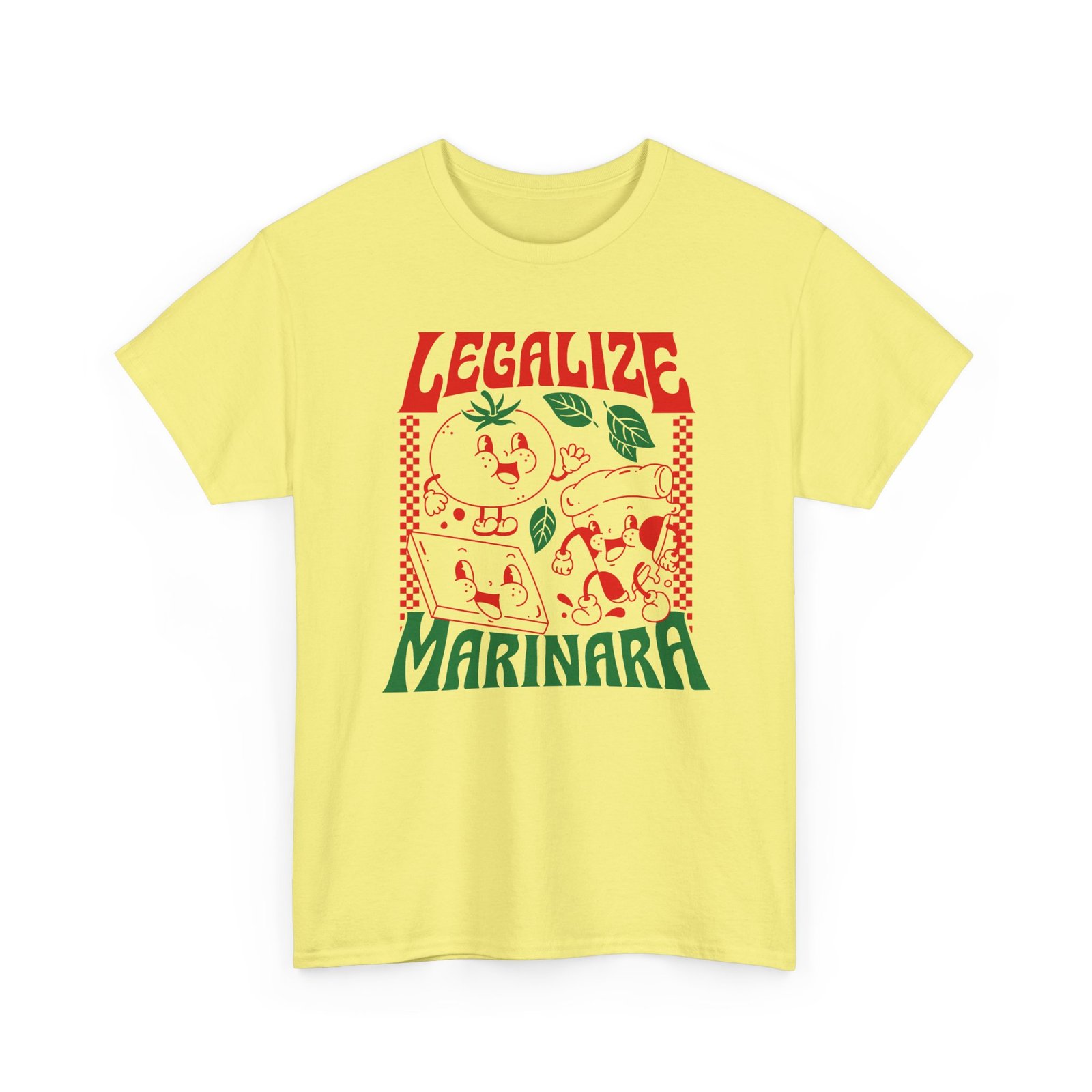 Legalize Marinara - Unisex T-Shirt – Funny Retro Pizza and Italian Food - Image 15