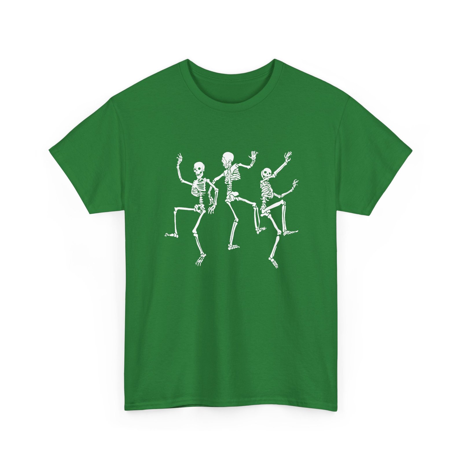 Dancing Skeletons - Unisex T-Shirt – Funny Halloween Skeleton Dance - Image 16