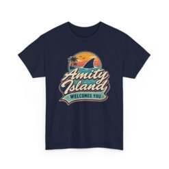 Amity Island Welcomes You – Unisex T-Shirt – Beaches Open, Probably - Image 18
