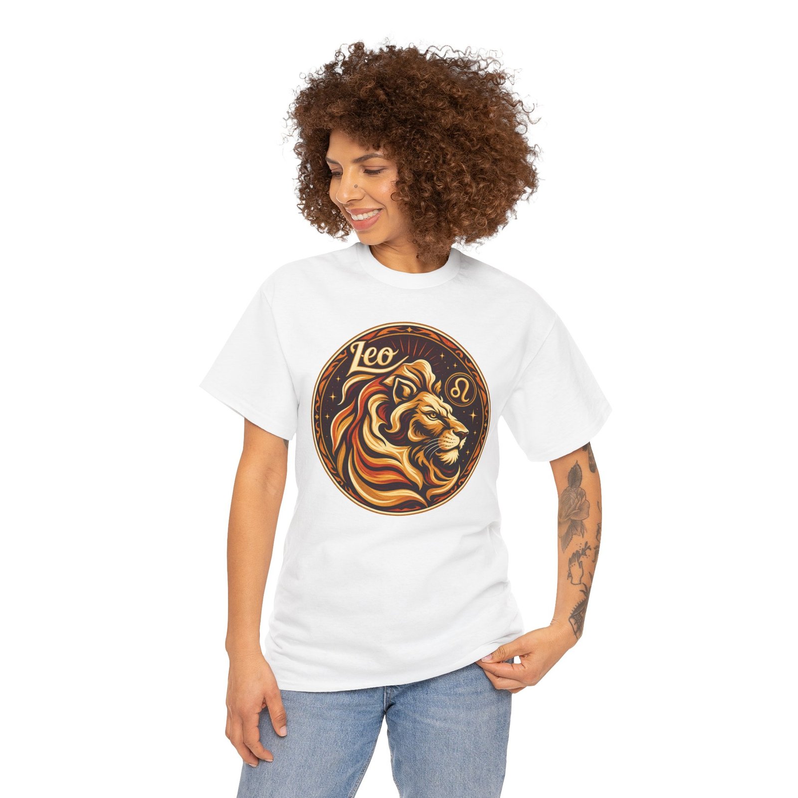 Leo Zodiac - Unisex T-Shirt – Fierce Lion, Astrology and Fire Sign - Image 6