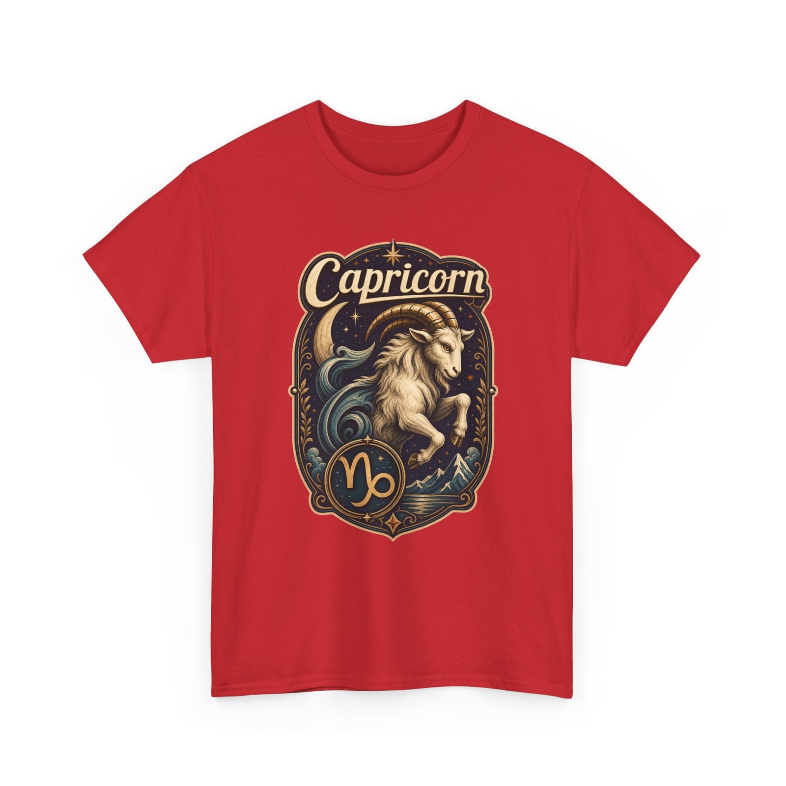Capricorn Zodiac - Unisex T-Shirt – Sea-Goat, Astrology and Earth Sign - Image 20