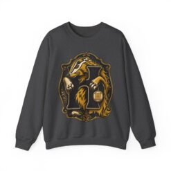 House of Badger – Unisex Sweatshirt – Cozy Wizarding School House Pride - Image 12