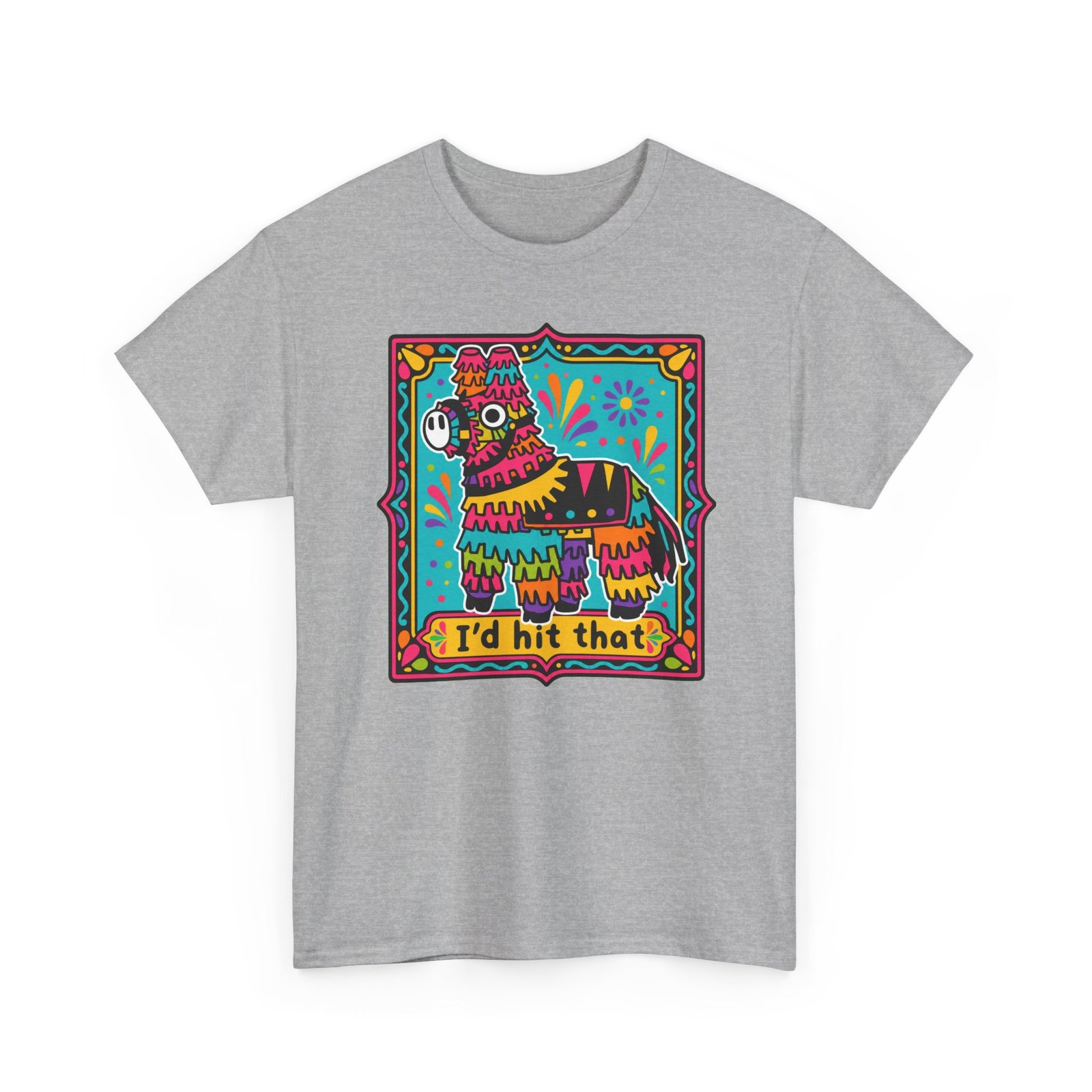 I’d Hit That – Unisex Funny Llama Piñata T-Shirt - Image 20