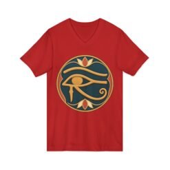 Eye of Horus Unisex V-Neck T-Shirt – Ancient Symbol, Modern Edge