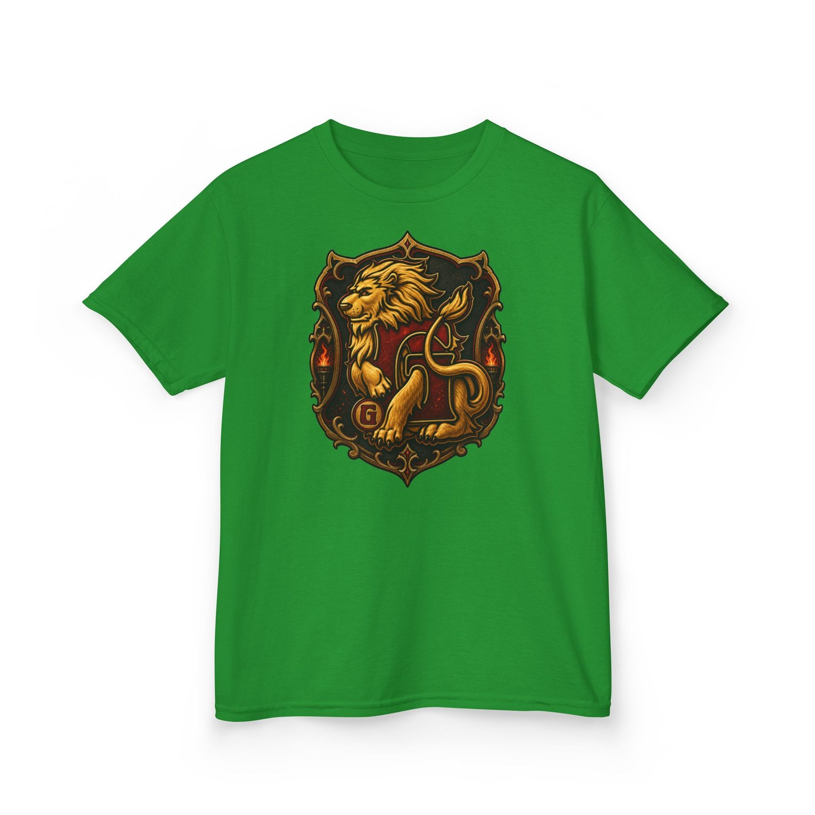 House of Lion – Kids Unisex T-Shirt – Young Wizards with Courage to Spare - Image 11