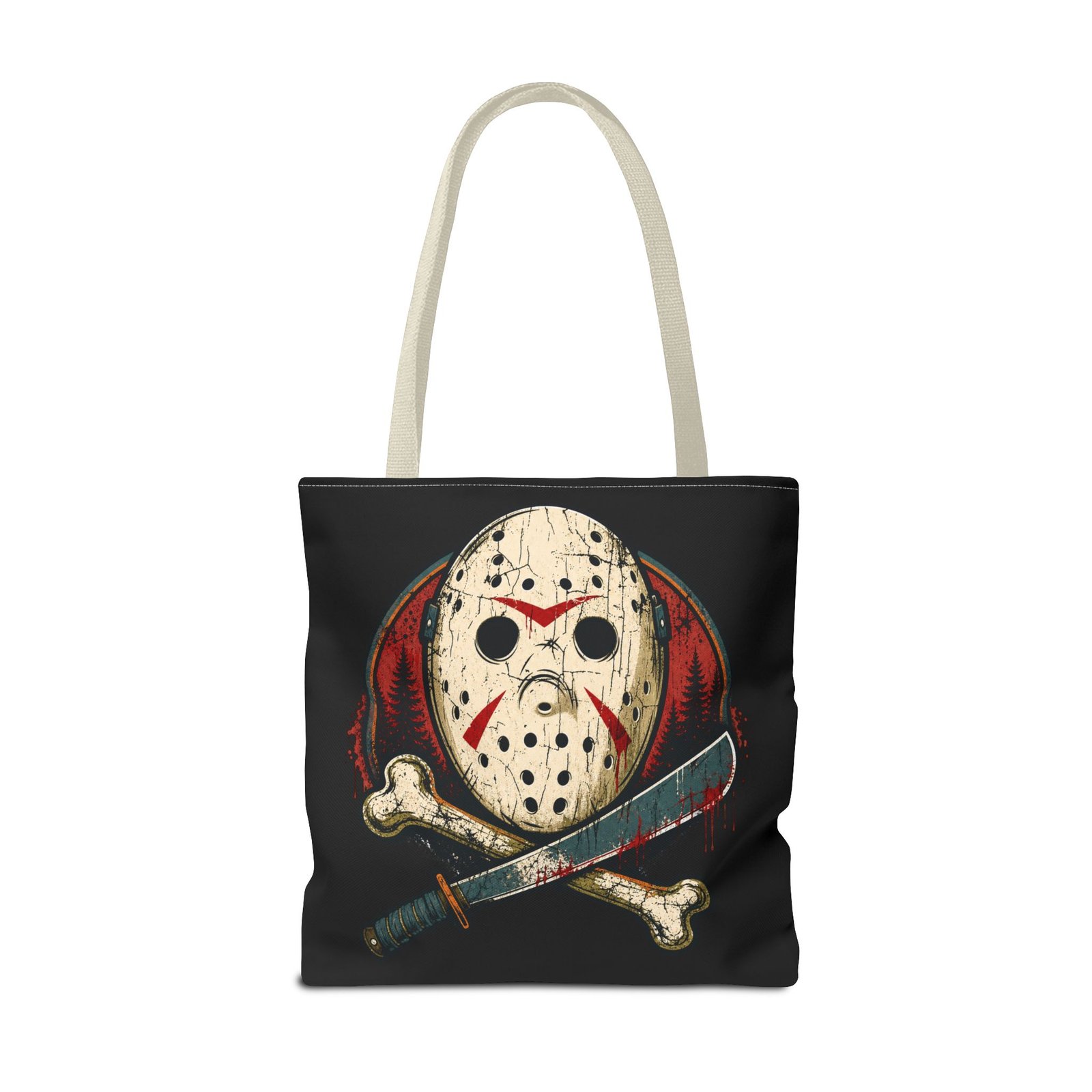 Jason Voorhees Jolly Roger - Tote Bag – Friday the 13th Horror - Image 46