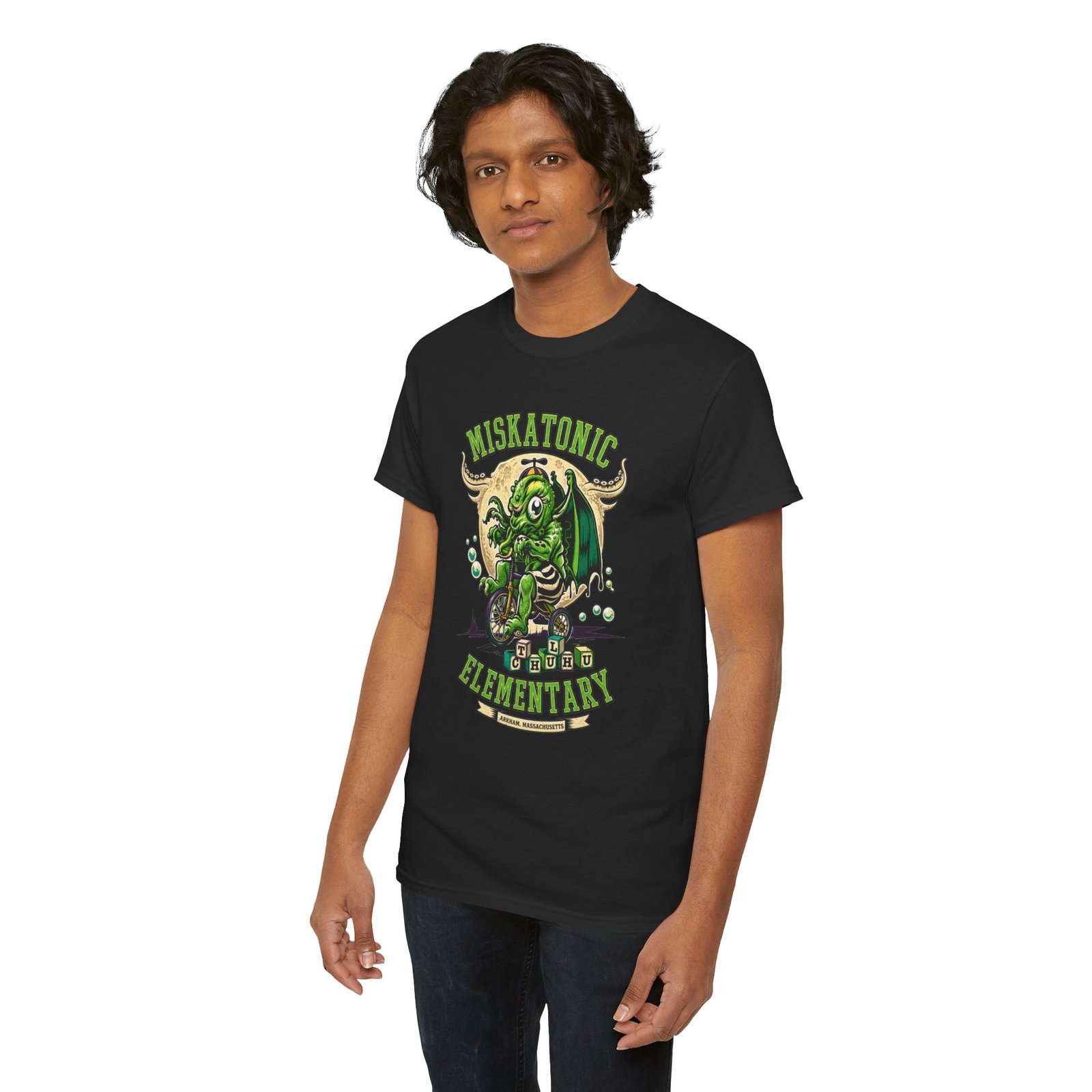 Miskatonic Elementary – Unisex T-Shirt – Arkham’s Littlest Horror Tshirt - Image 12