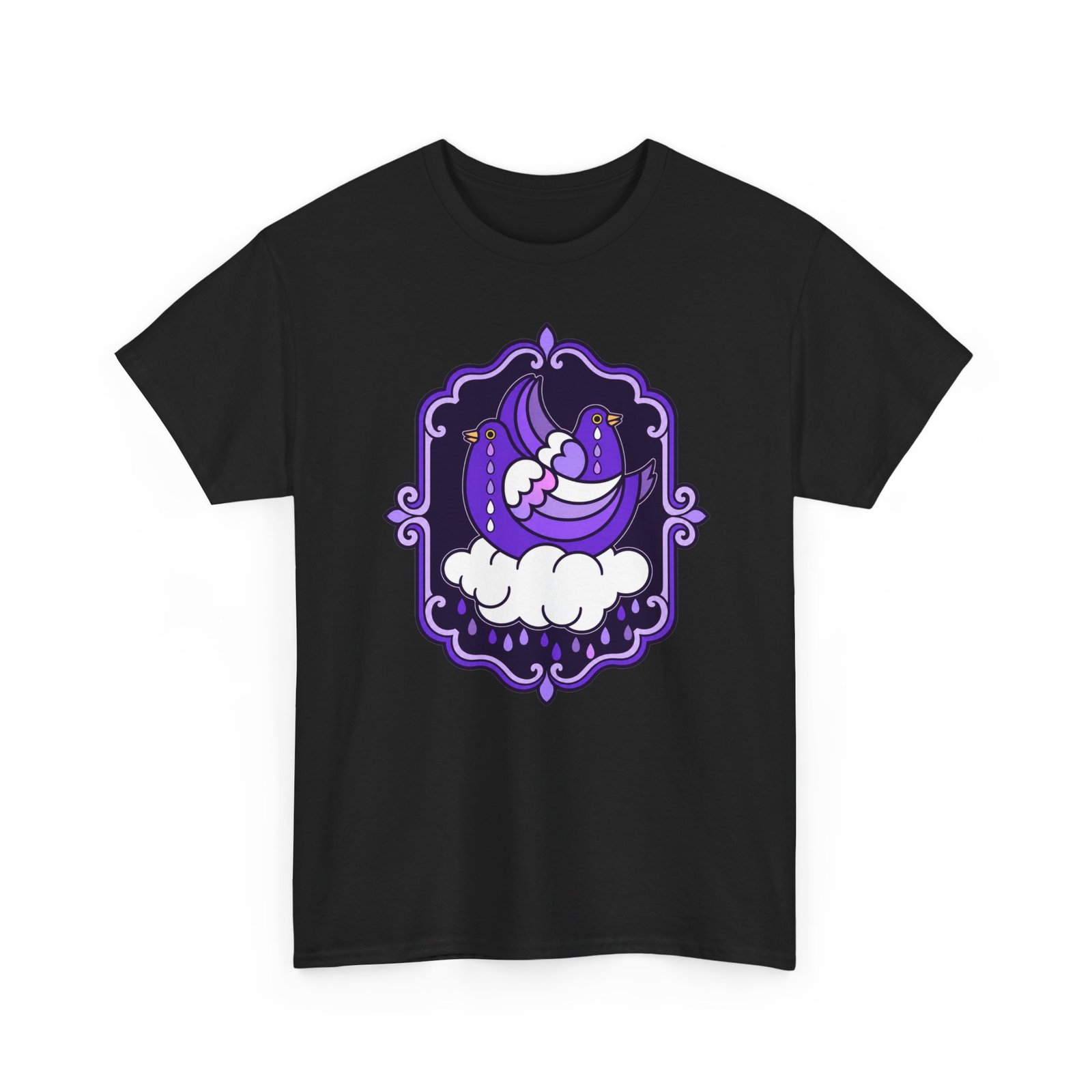 Purple Doves Crying – Unisex T-Shirt – Some Feelings Need No Explanation - Image 23