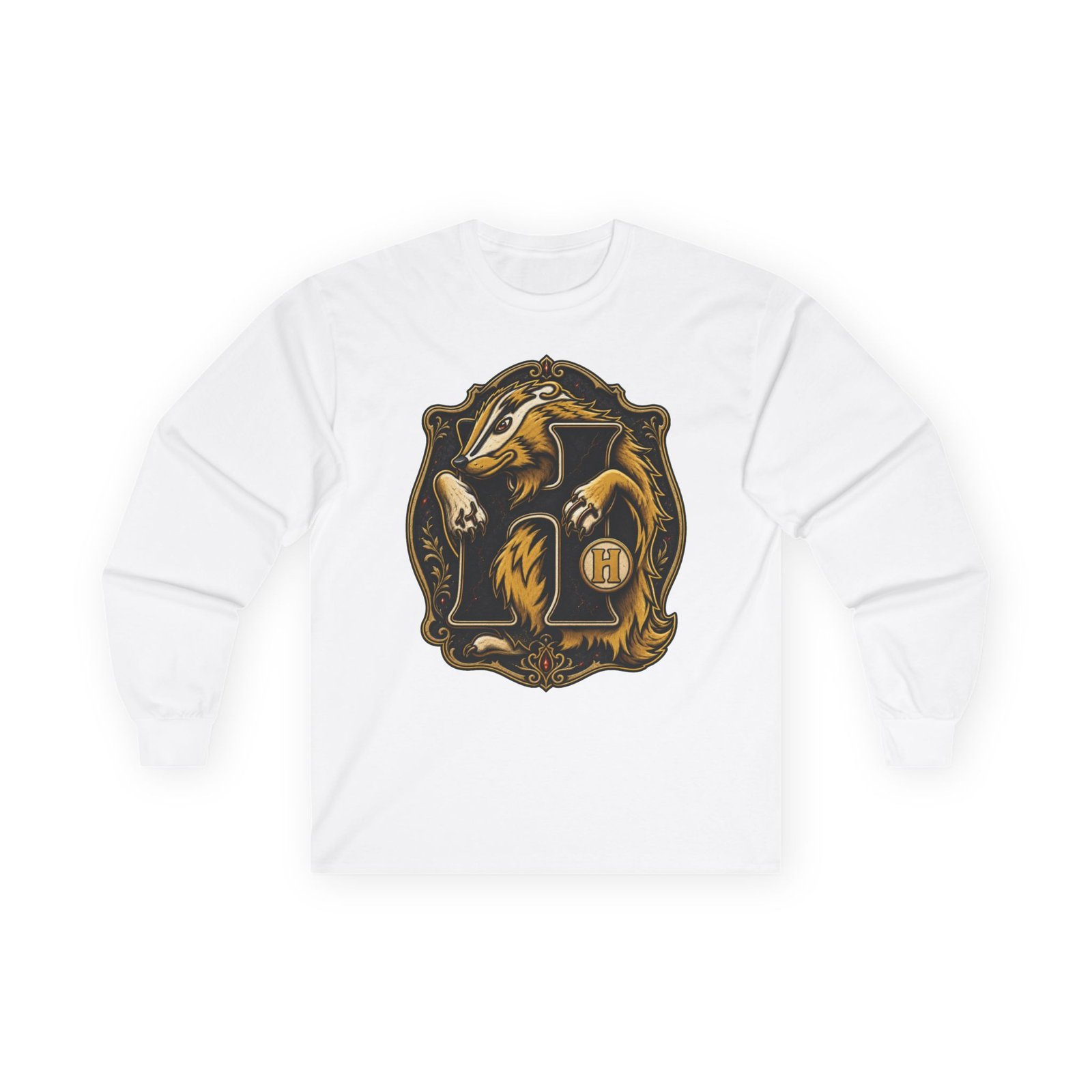 House of Badger – Ultra Cotton Unisex Long Sleeve T-Shirt – Wizarding School Pride