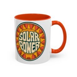 Solar Power – Color Accent Mug – Renewable Morning Energy - Image 17
