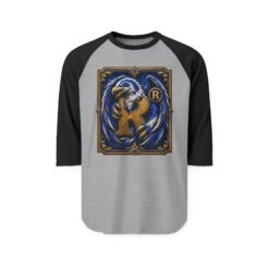 House of Eagle – Unisex Raglan T-Shirt – Wizarding School Style for Clever Competitors - Image 8