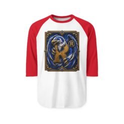 House of Eagle – Unisex Raglan T-Shirt – Wizarding School Style for Clever Competitors - Image 5