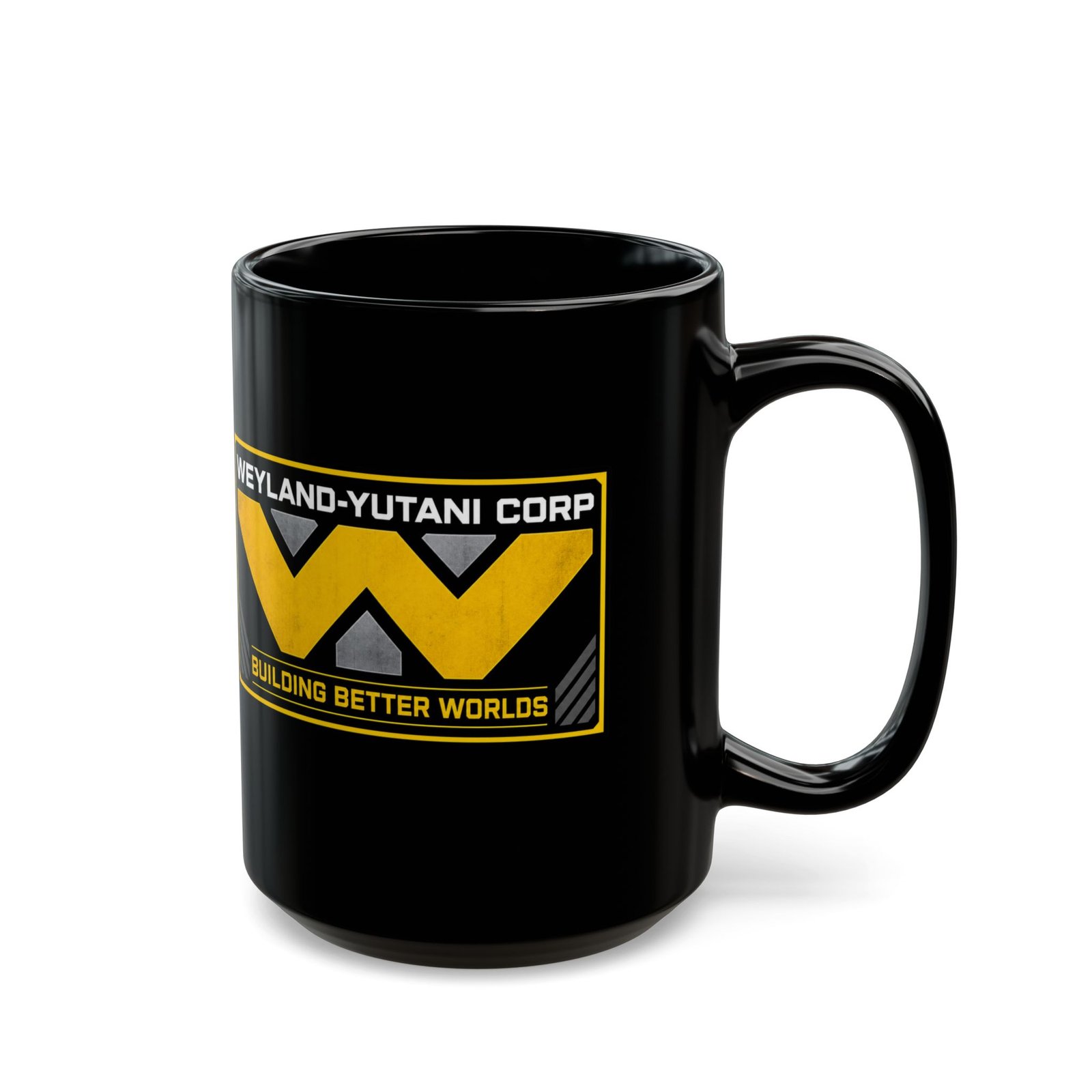 Weyland-Yutani Corp - Black Mug – Building Better Worlds, One Sip at a Time - Image 6
