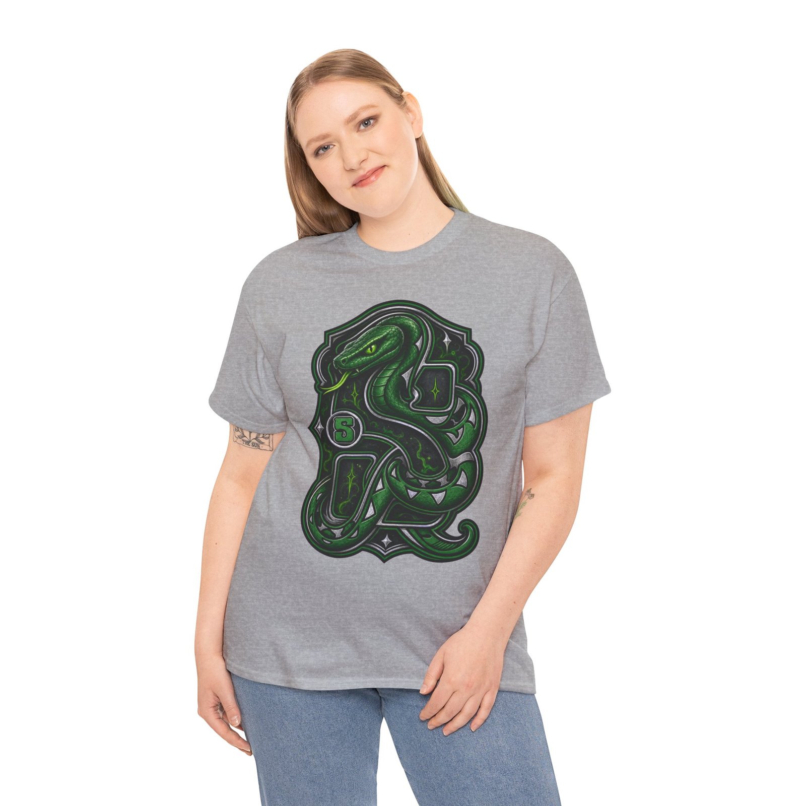 House of Snake – Unisex T-Shirt – Wizarding School Ambition Has a Plan - Image 5