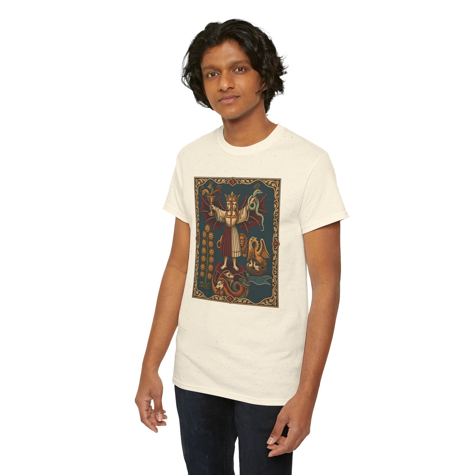 Medieval Alchemy – Unisex T-Shirt – Ancient Symbols & Arcane Knowledge - Image 6