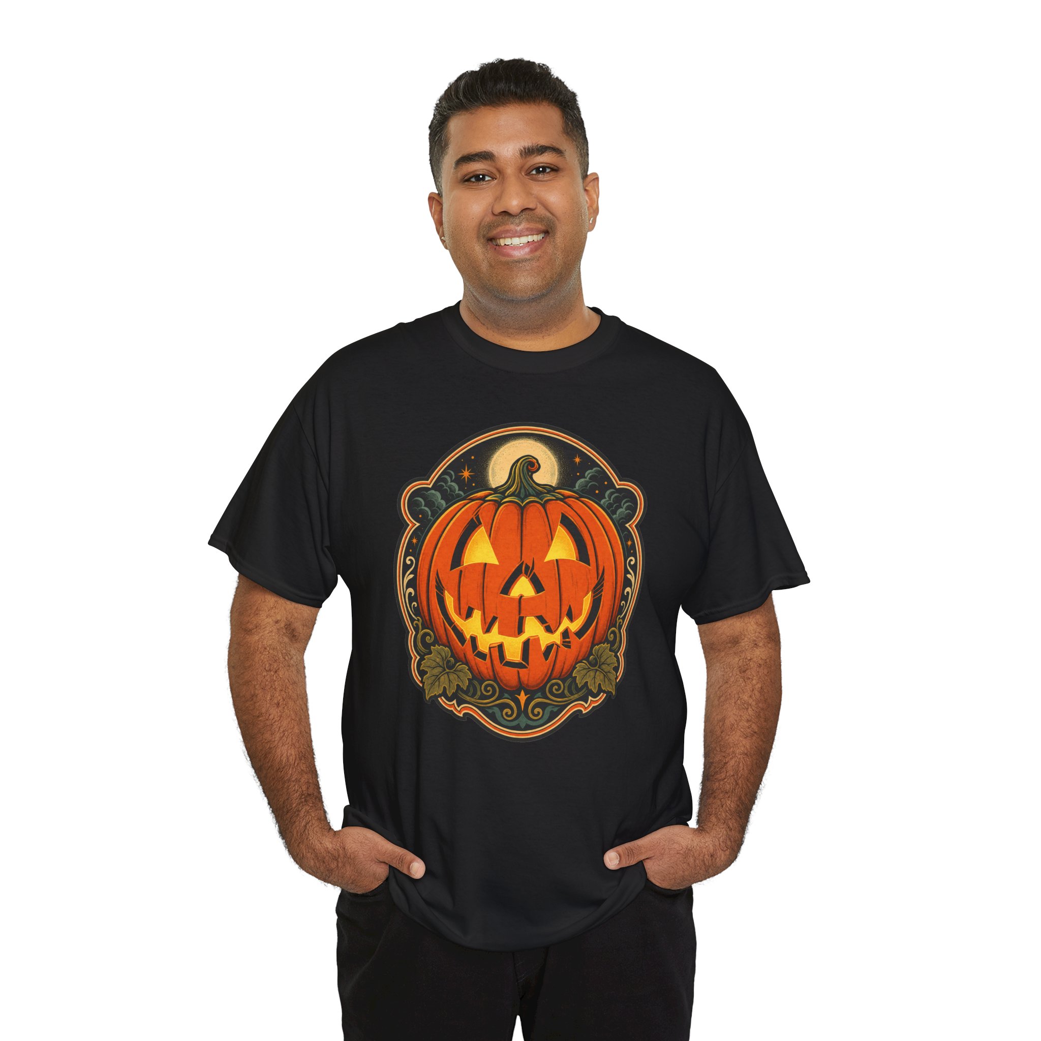 Jack O’ Lantern – Unisex T-Shirt – Light Up the Night - Image 6