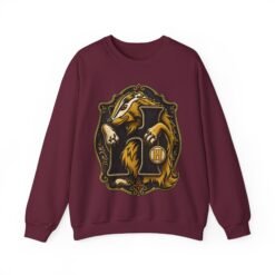 House of Badger – Unisex Sweatshirt – Cozy Wizarding School House Pride - Image 10