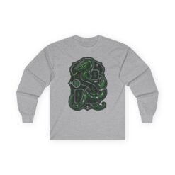 House of Snake – Ultra Cotton Long Sleeve T-Shirt – Wizarding School Ambition with a Clever Edge