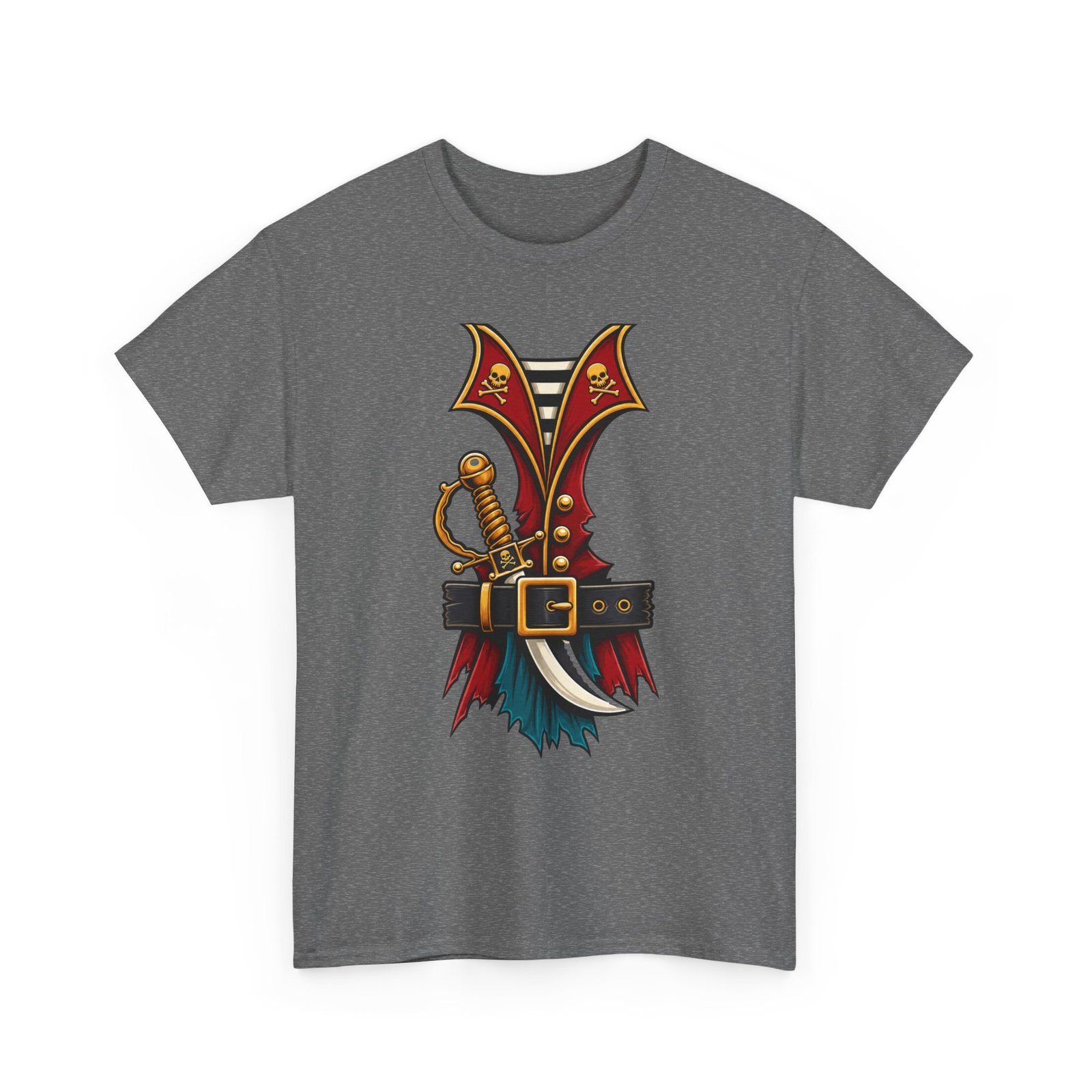 Pirate - Unisex T-Shirt – Funny Easy Halloween Buccaneer Costume - Image 13