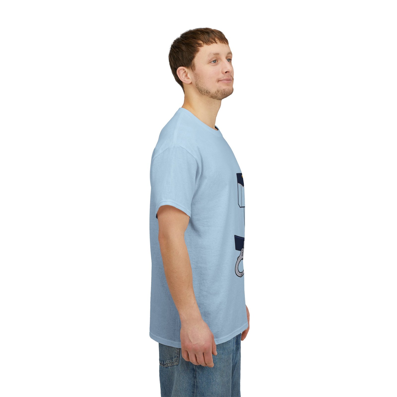 Police Officer - Unisex T-Shirt – Funny Easy Cop Halloween Costume - Image 9