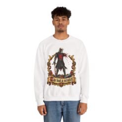 'Tis But A Scratch - Unisex Sweatshirt – Funny Monty Python Black Knight - Image 3