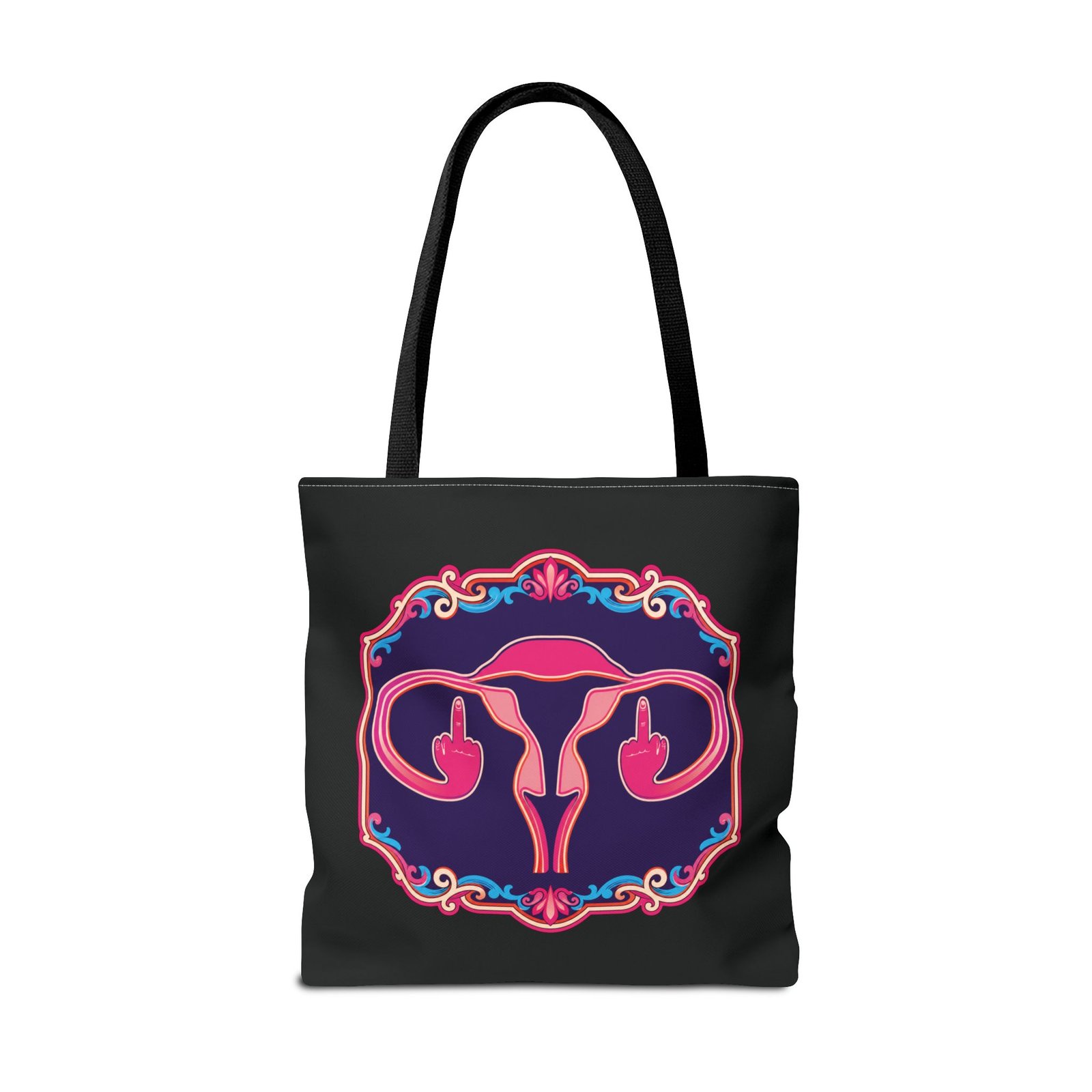 Ovaries with Middle Fingers - Tote Bag – Funny Anatomy - Image 10