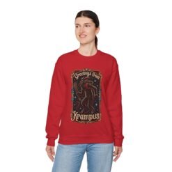 Greetings From Krampus - Unisex Sweatshirt – Cozy with a Side of Creepy - Image 9