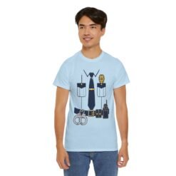 Police Officer - Unisex T-Shirt – Funny Easy Cop Halloween Costume - Image 8